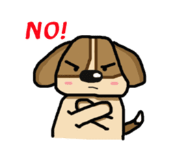 A fatty beagle : Dimond sticker #6789581