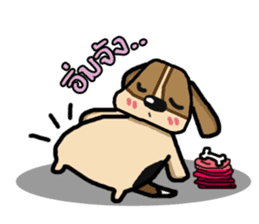 A fatty beagle : Dimond sticker #6789586