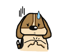 A fatty beagle : Dimond sticker #6789588