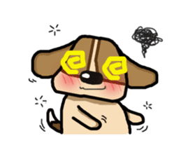A fatty beagle : Dimond sticker #6789590