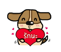 A fatty beagle : Dimond sticker #6789591