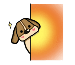 A fatty beagle : Dimond sticker #6789594