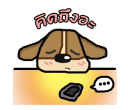 A fatty beagle : Dimond sticker #6789595