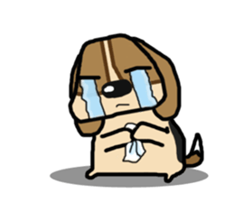 A fatty beagle : Dimond sticker #6789597