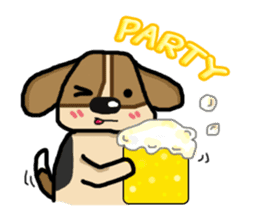 A fatty beagle : Dimond sticker #6789600