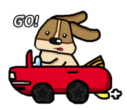 A fatty beagle : Dimond sticker #6789601