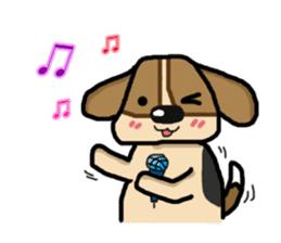 A fatty beagle : Dimond sticker #6789602