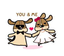 A fatty beagle : Dimond sticker #6789607