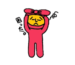 Human face rabbit sticker #6790018