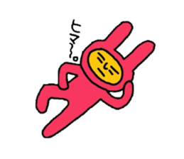 Human face rabbit sticker #6790022