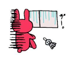 Human face rabbit sticker #6790025