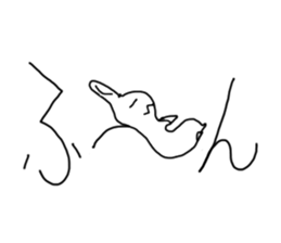 Rabbit&Turtle Hearts.(Japanese) sticker #6790165