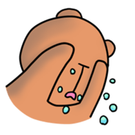 Crybaby bear sticker #6790631