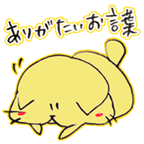 Cat of Buddha's face! sticker #6790848