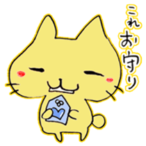 Cat of Buddha's face! sticker #6790857