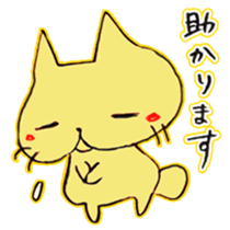 Cat of Buddha's face! sticker #6790869