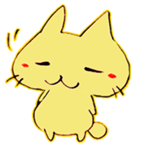 Cat of Buddha's face! sticker #6790870