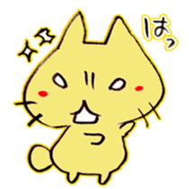 Cat of Buddha's face! sticker #6790879