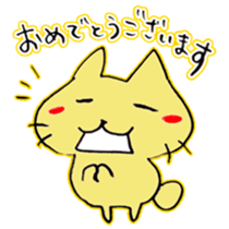 Cat of Buddha's face! sticker #6790880