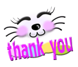 Smiley of a cat 2 sticker #6791130