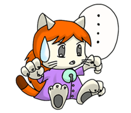 Cat Cattleya sticker #6791336