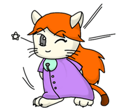Cat Cattleya sticker #6791337