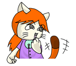 Cat Cattleya sticker #6791339