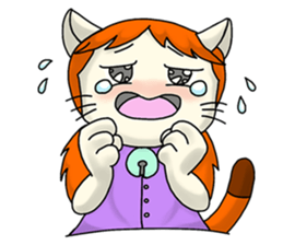 Cat Cattleya sticker #6791341