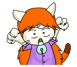 Cat Cattleya sticker #6791343