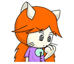 Cat Cattleya sticker #6791345