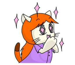 Cat Cattleya sticker #6791347