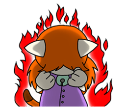 Cat Cattleya sticker #6791354