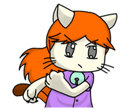 Cat Cattleya sticker #6791357