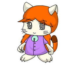 Cat Cattleya sticker #6791358