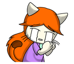 Cat Cattleya sticker #6791361