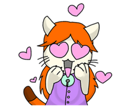 Cat Cattleya sticker #6791363