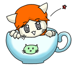 Cat Cattleya sticker #6791365