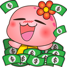 Pika, the pink turtle 3 sticker #6791485