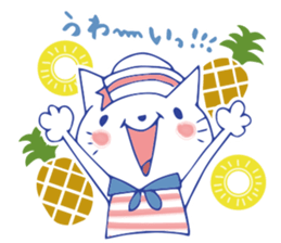 summer color cat sticker #6791529