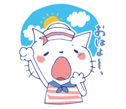 summer color cat sticker #6791530