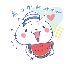 summer color cat sticker #6791532