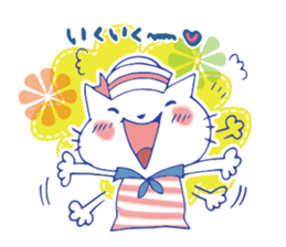 summer color cat sticker #6791538