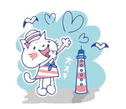 summer color cat sticker #6791544