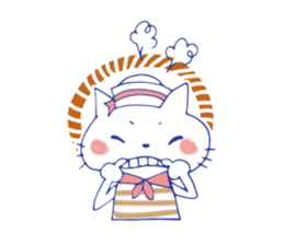 summer color cat sticker #6791555