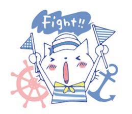 summer color cat sticker #6791560