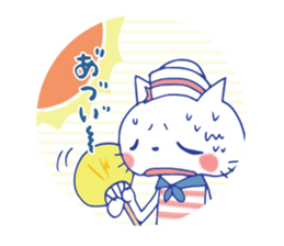 summer color cat sticker #6791562