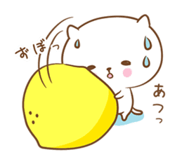 Lemon cat squash sticker #6791731