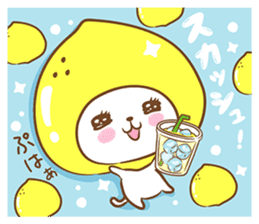 Lemon cat squash sticker #6791734