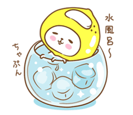 Lemon cat squash sticker #6791746