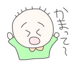 girls whom a forelock has a short sticker #6791875